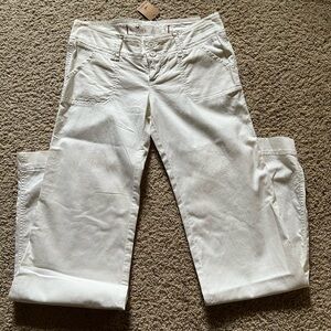Hollister White Pants